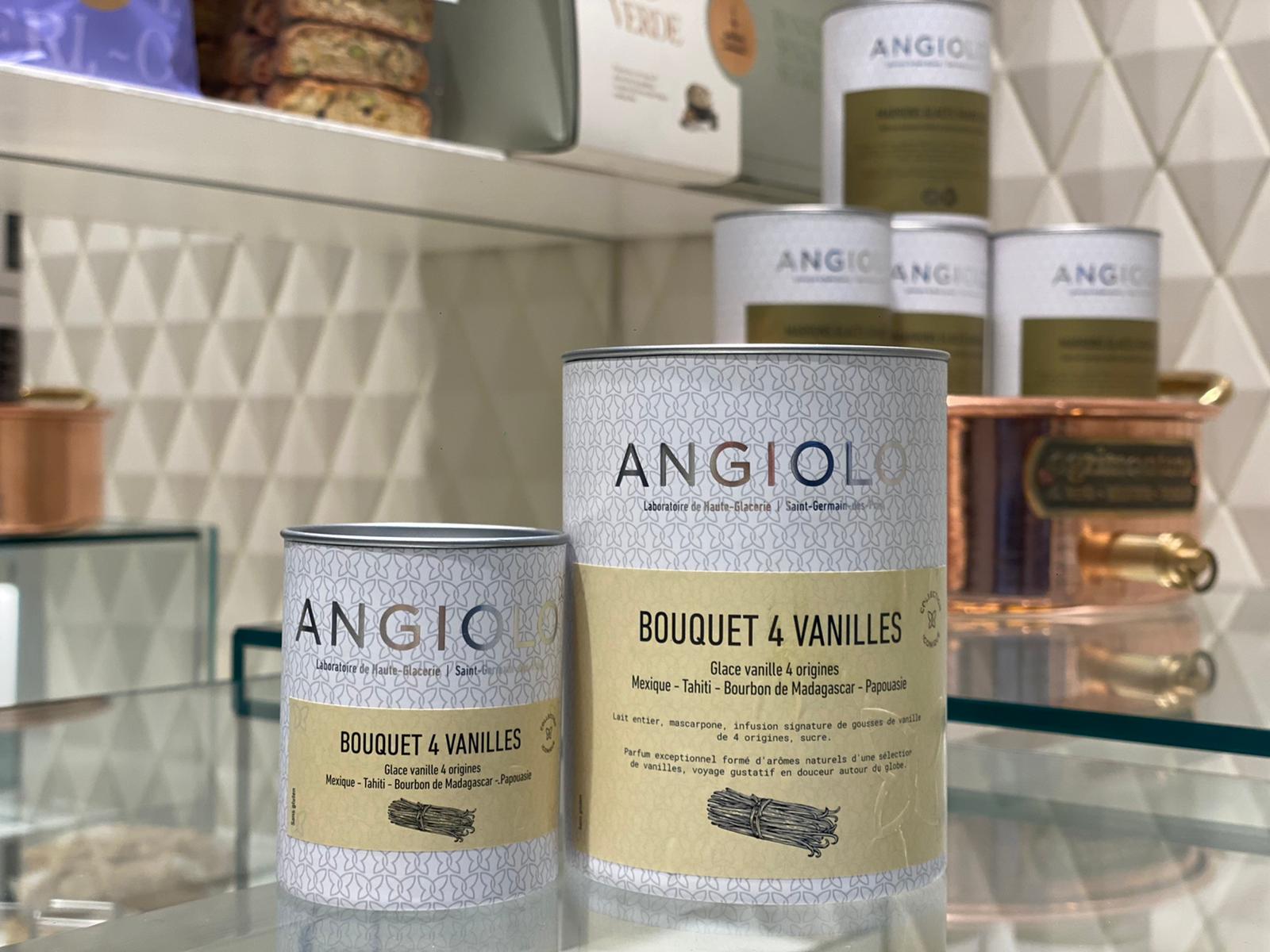Pot de glace vanille artisanale Angiolo Paris