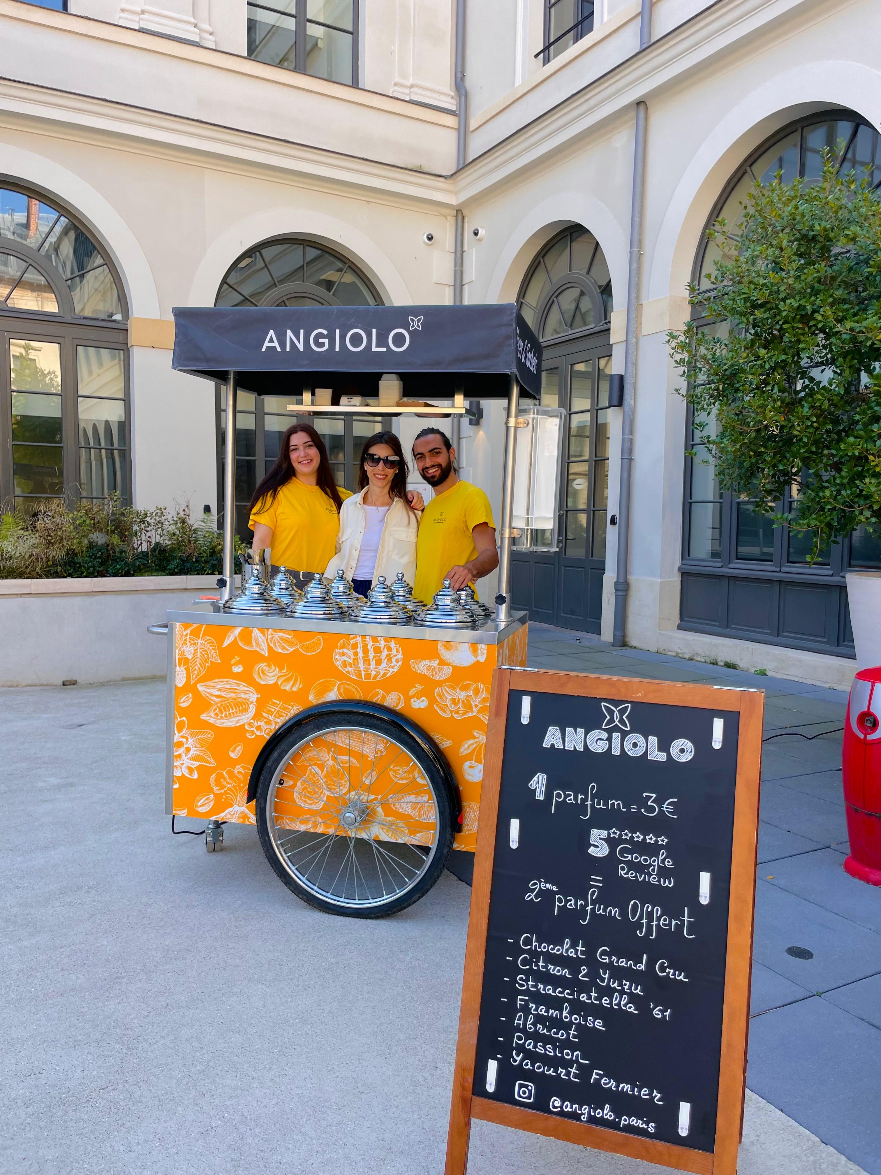Chariot à glaces, foodtruck glaces, gelato cart