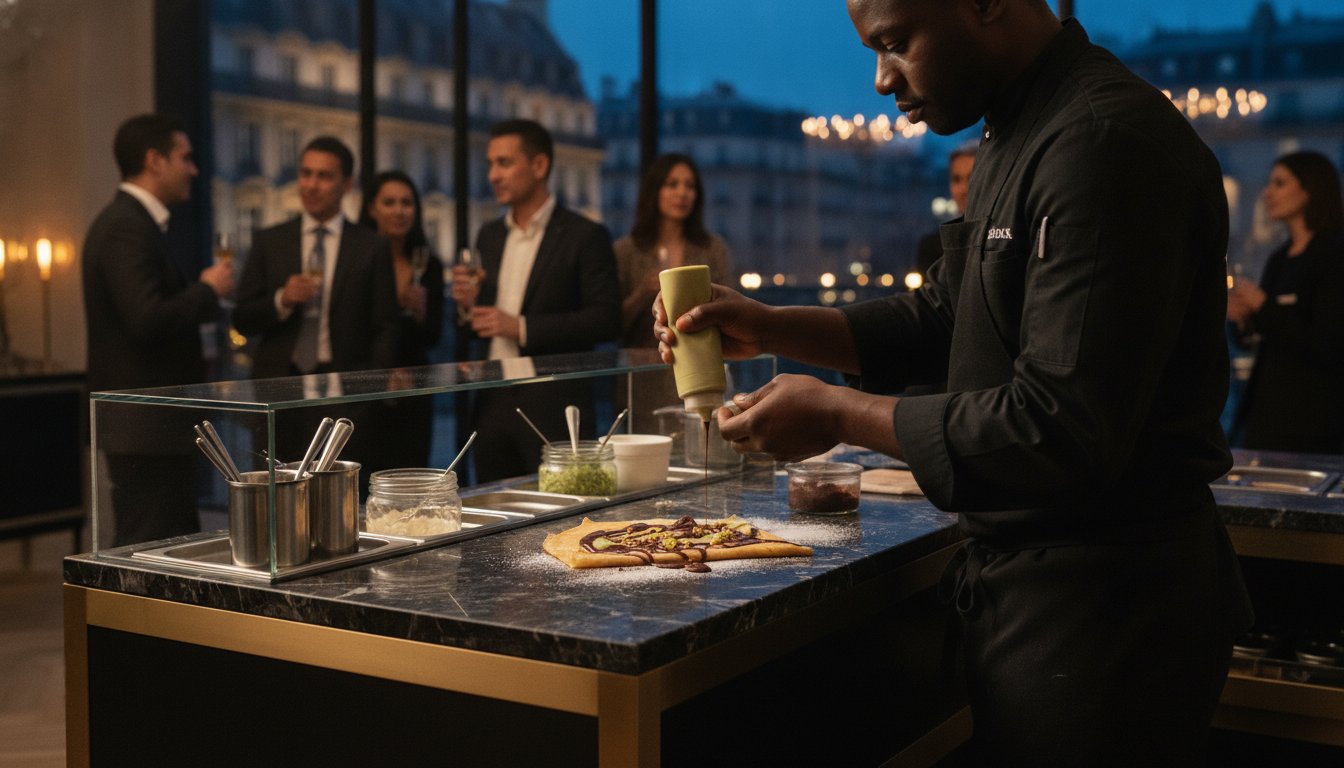 Animation Bar à Crêpes Événementiel à Paris : L'Élégance Gourmande en 2026