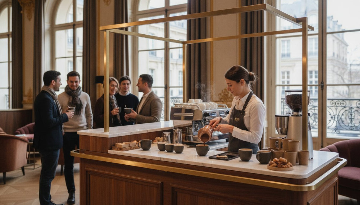 Animation Café et Chocolat Chaud à Paris pour Événements