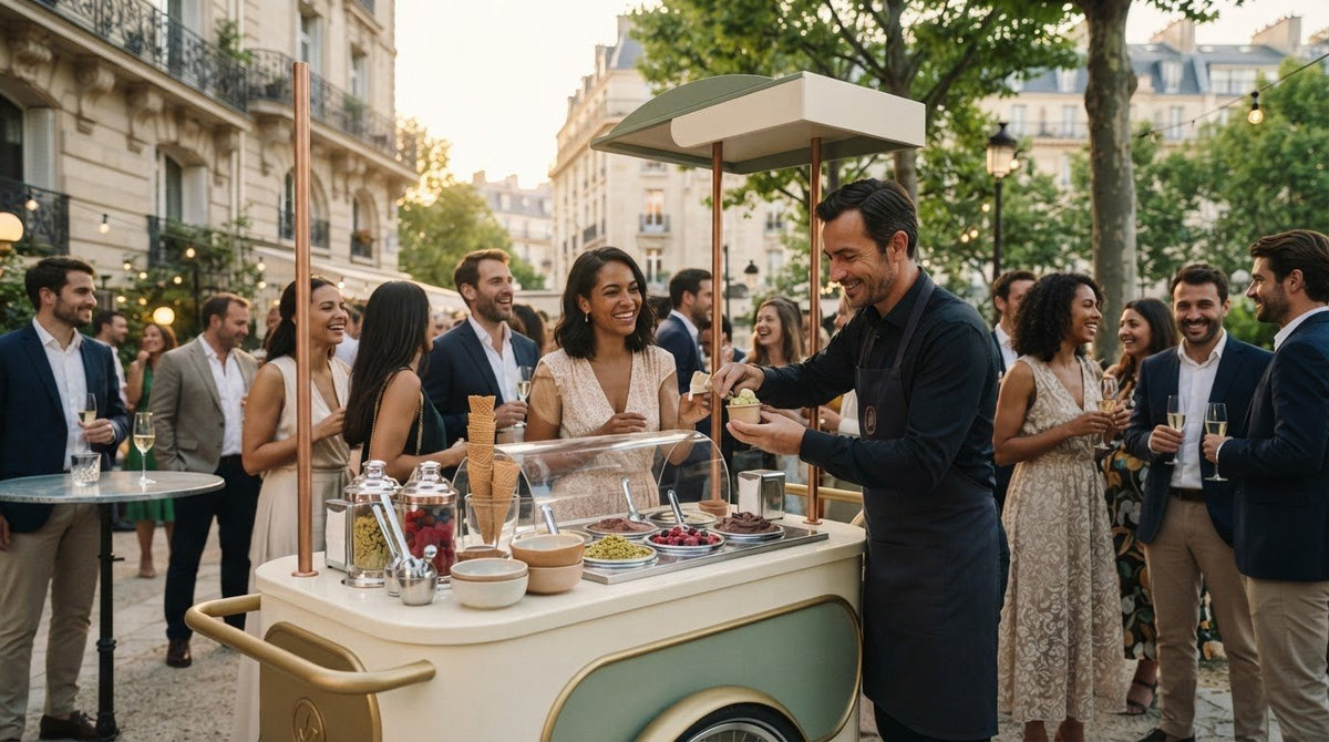 Animation triporteur glace à Paris : une expérience artisanale qui marque les esprits