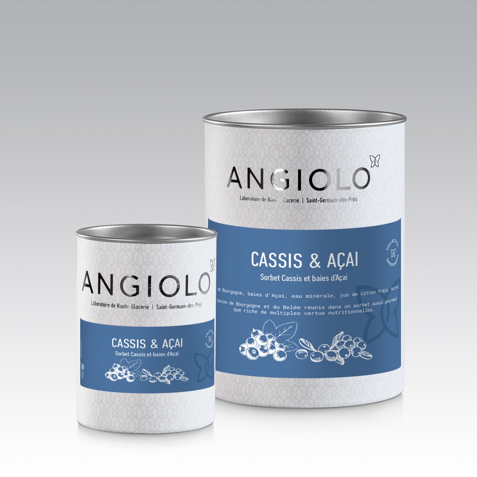 Pot de sorbet cassis & açai Angiolo