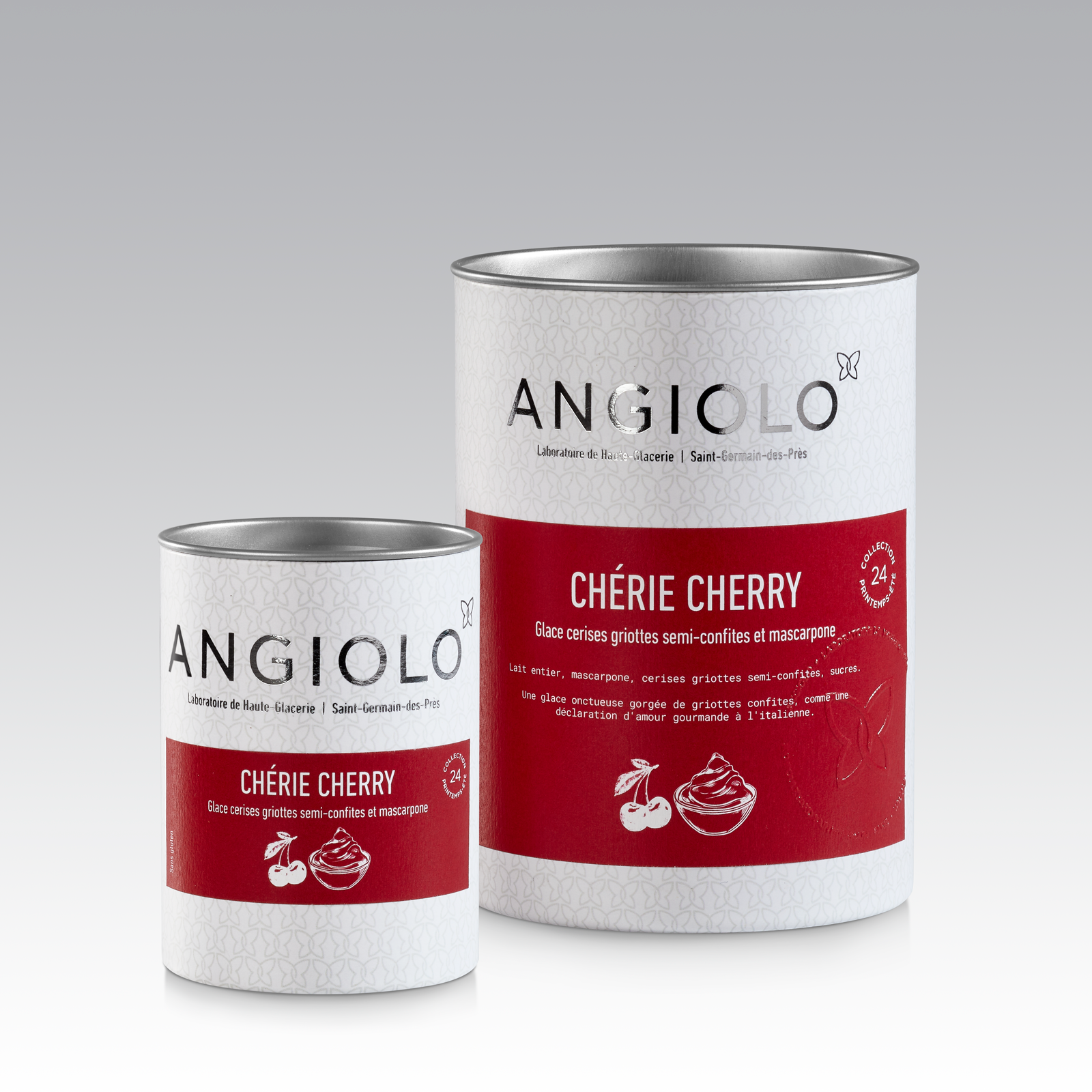 Amarena Gelato Paris, Amarena Cherry Ice Cream Paris, Glace Cerises Amarena Paris. Livraison et vente à emporter Paris