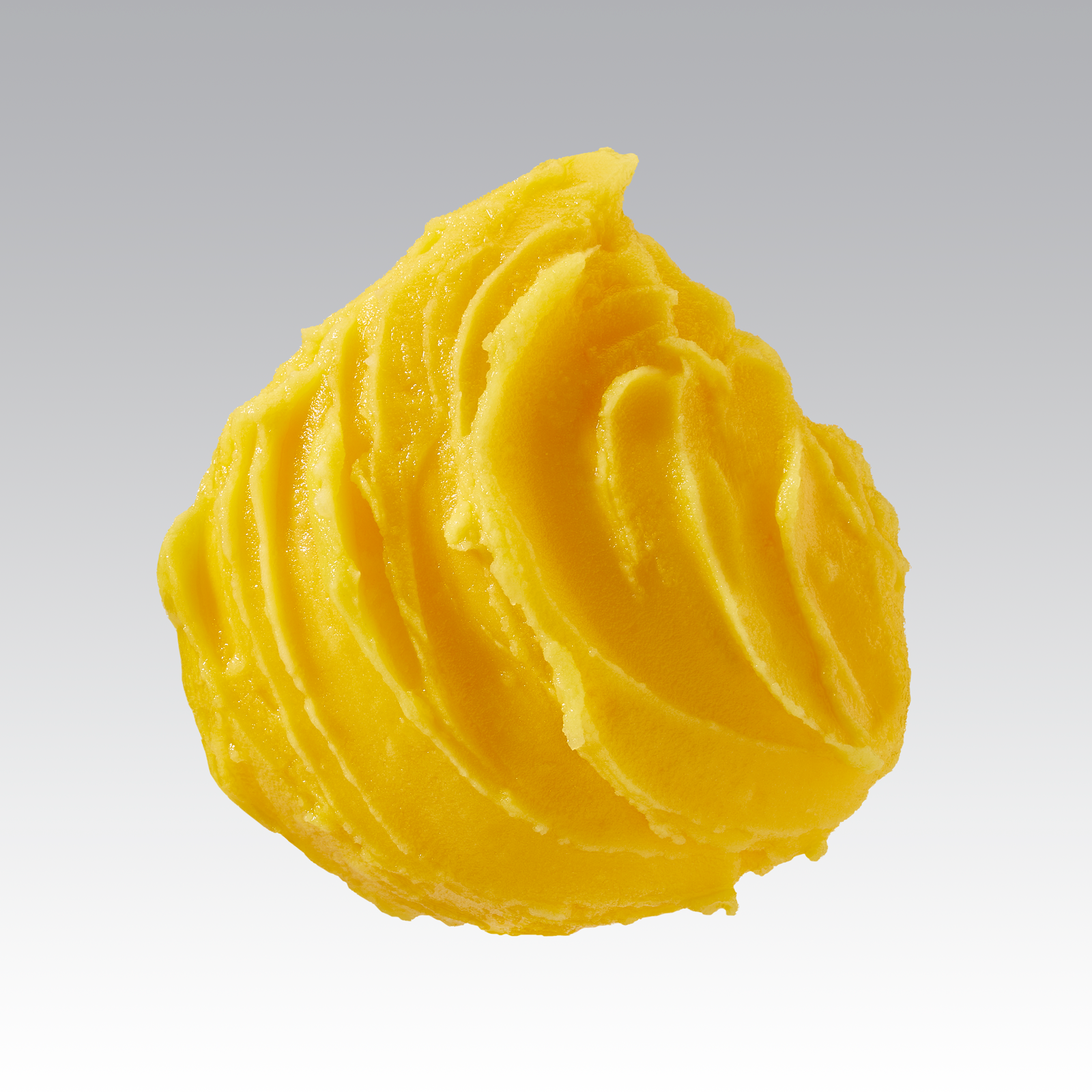 Boule de Sorbet Fruit de la Passion Angiolo. Meilleur sorbet Passion Paris. Best Passion Ice Cream Paris