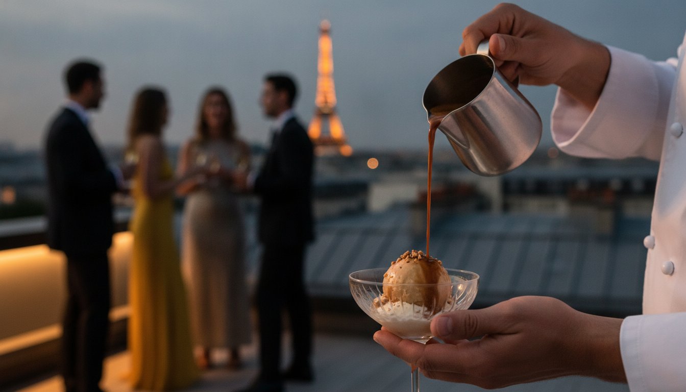 Animation dessert pour cocktail dînatoire à Paris : Le guide pour une réception d'exception en 2026