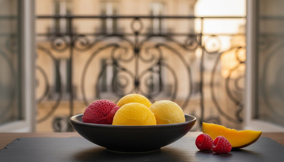 Sorbet artisanal Paris : L'Art de la pureté fruitière en 2026